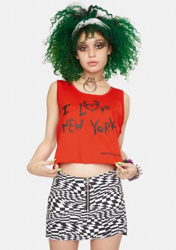 Devil NY Crop Tank sold by Dolls Kill