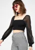 Night Raging Romance Crop Top sold by Dolls Kill