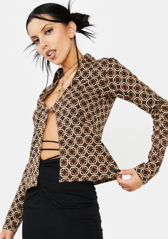 Ruix Long Sleeve Top sold by Dolls Kill