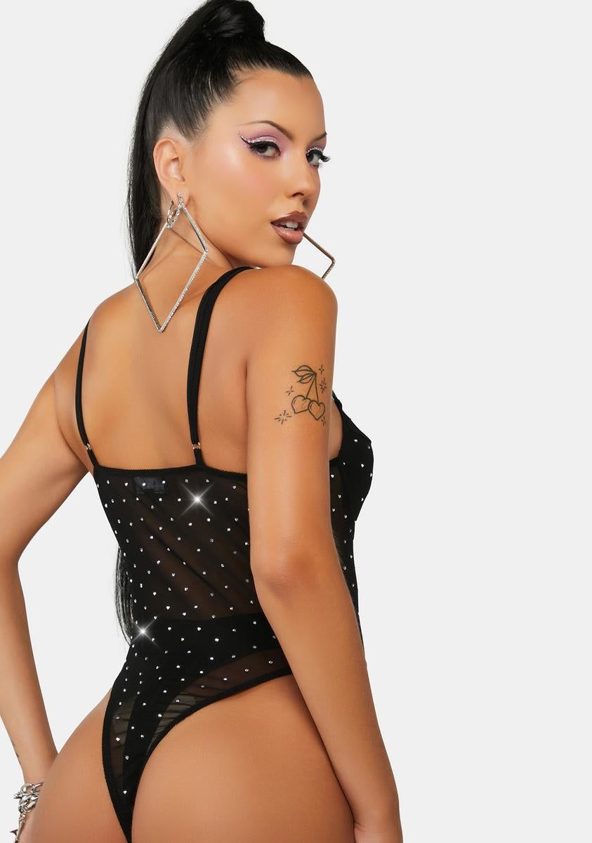 In My Daydreams Sequin Bodysuit sold by Dolls Kill product image thumbnail 4