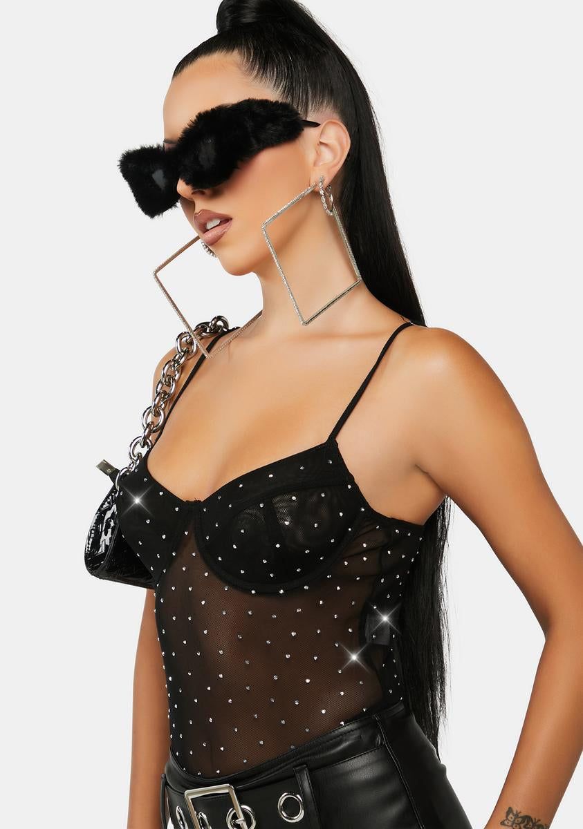 In My Daydreams Sequin Bodysuit sold by Dolls Kill product image thumbnail 2