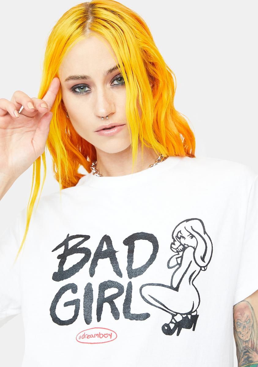 Bad Girl Graphic Tee sold by Dolls Kill
