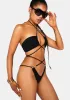 Let's Get Linked O-Ring One-Piece Swimsuit sold by Dolls Kill