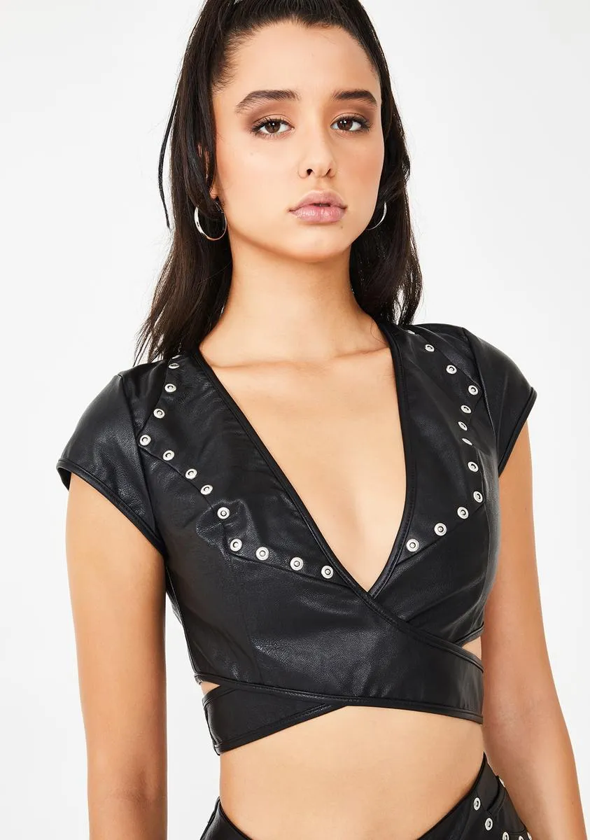 Geneva Crop Top sold by Dolls Kill