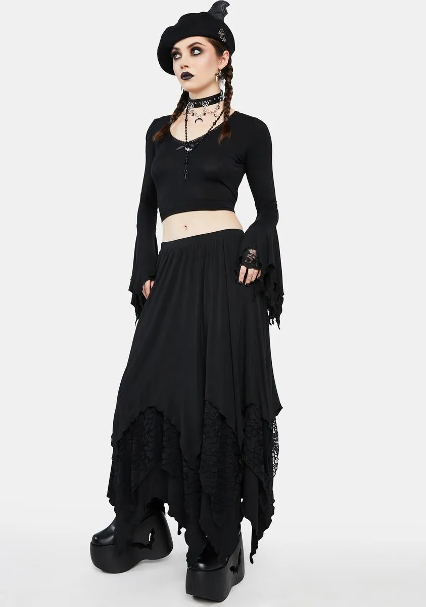 Love The Night Maxi Skirt sold by Dolls Kill product image thumbnail 3