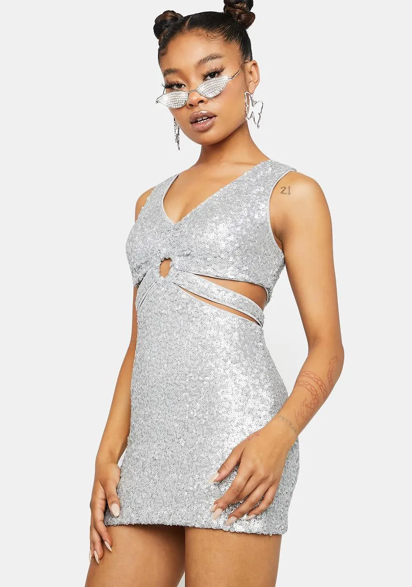 VIP Access Sequin Mini Dress sold by Dolls Kill product image thumbnail 2