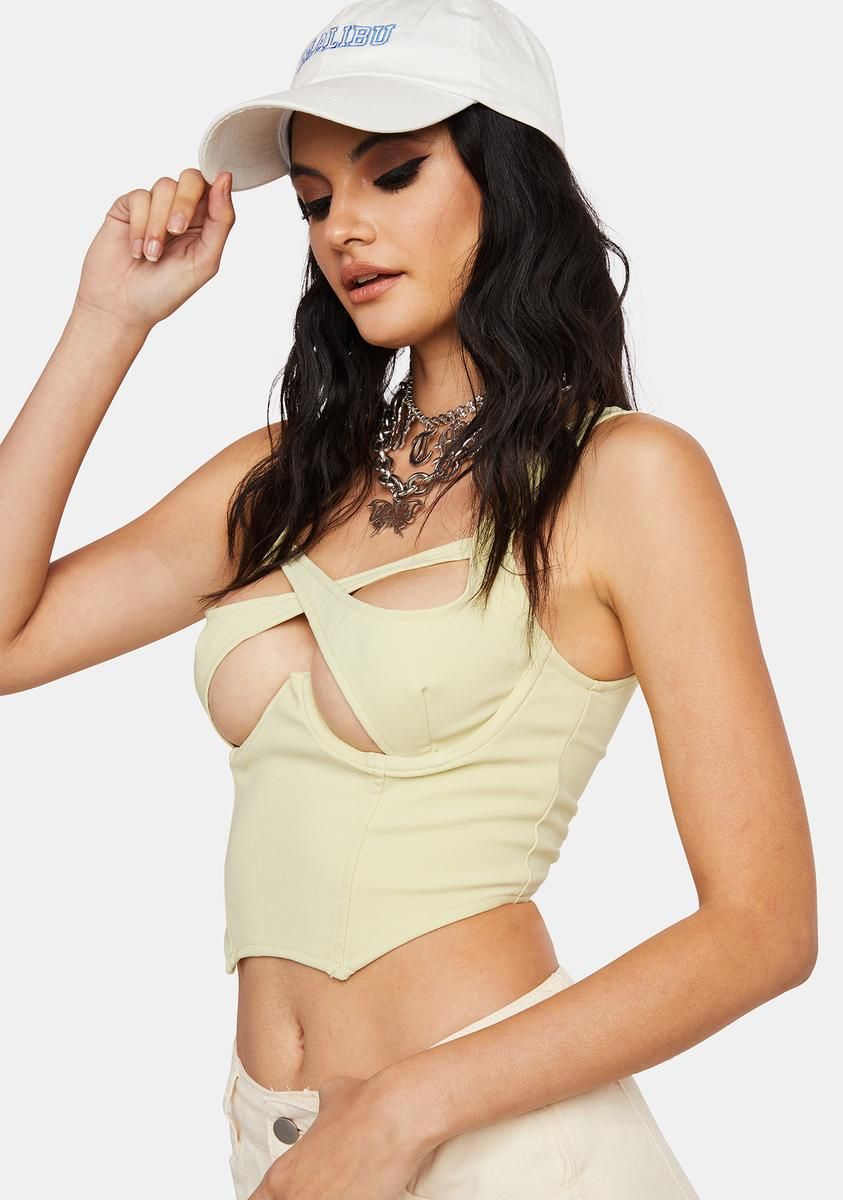 Avocado Meet And Greet Tank Top sold by Dolls Kill product image thumbnail 2