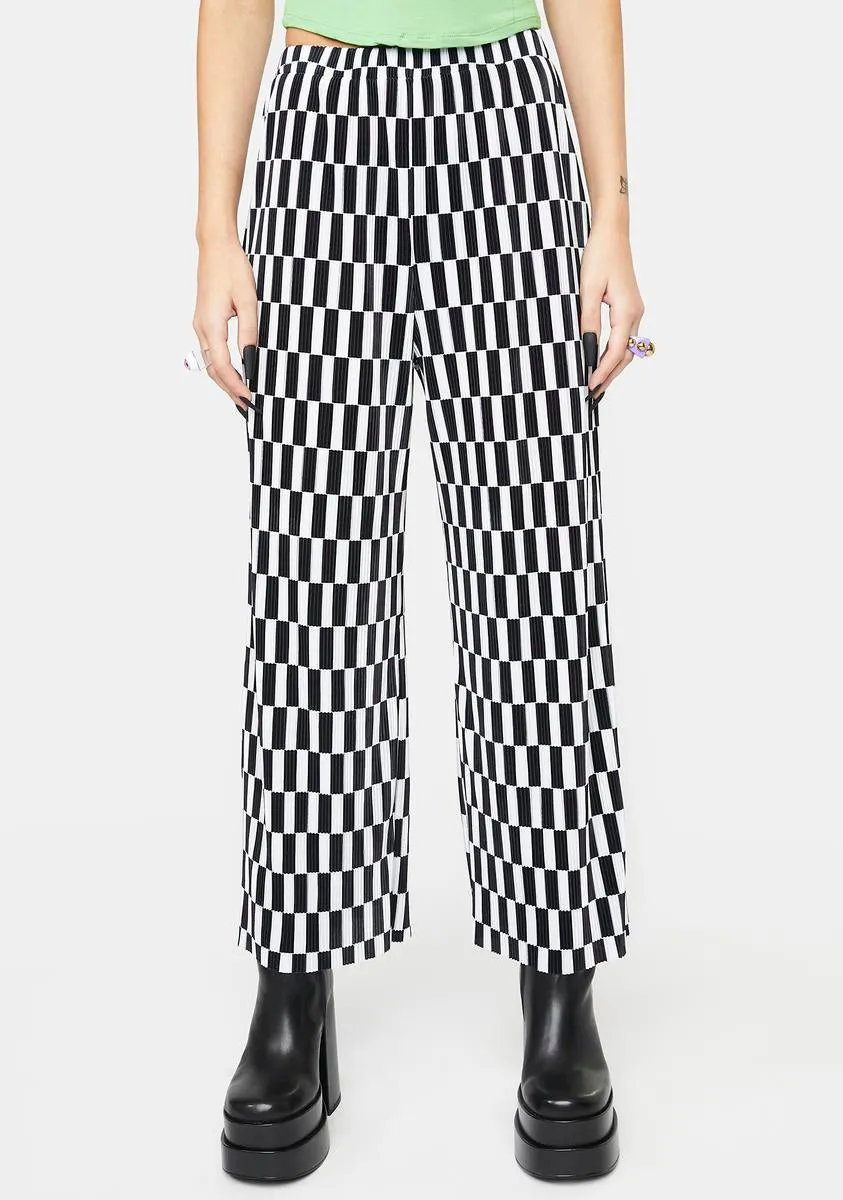 Mono Checkered Trousers sold by Dolls Kill