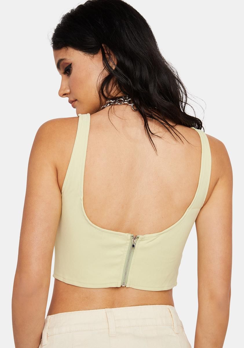 Avocado Meet And Greet Tank Top sold by Dolls Kill product image thumbnail 4