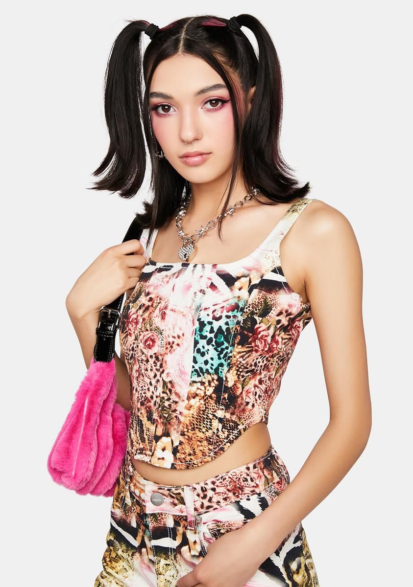 Animal Corset Top sold by Dolls Kill product image thumbnail 2