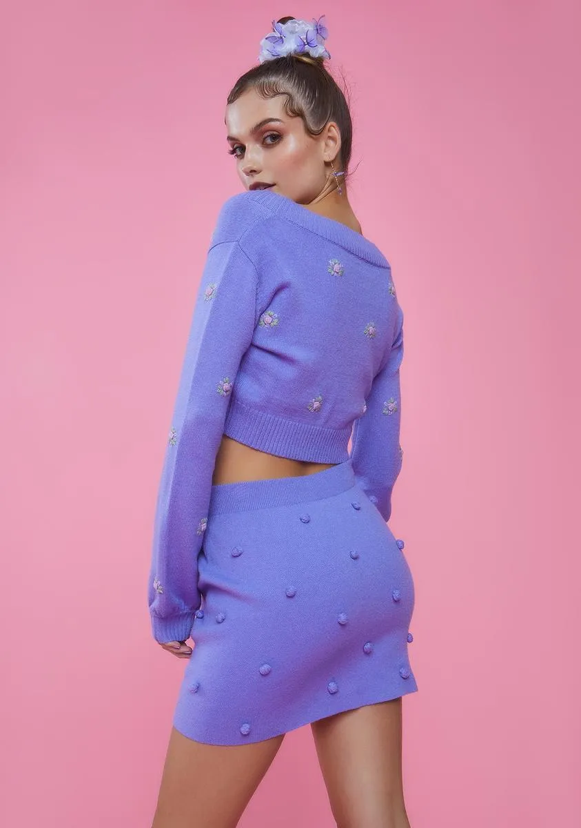 Dance With Me Pom Pom Sweater Skirt sold by Dolls Kill product image thumbnail 4