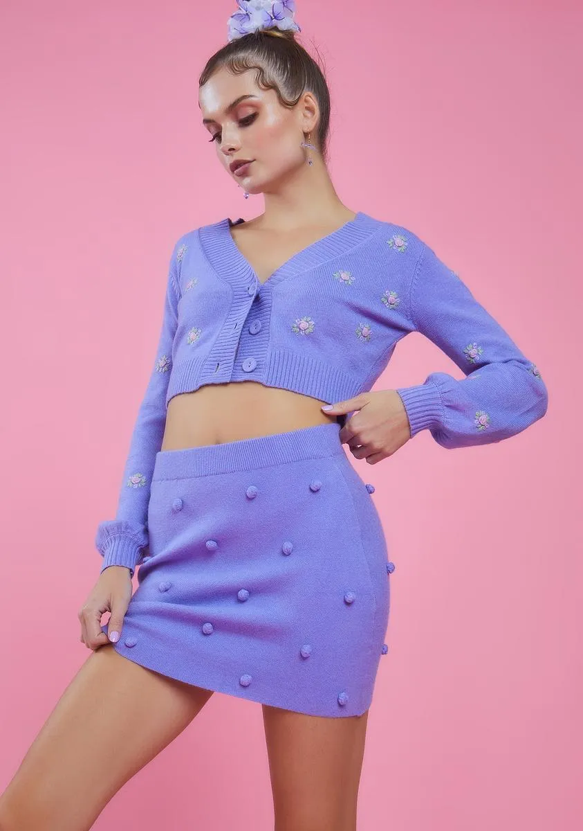 Dance With Me Pom Pom Sweater Skirt sold by Dolls Kill product image thumbnail 2