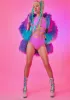 Neon Lavender O-Ring Booty Shorts sold by Dolls Kill