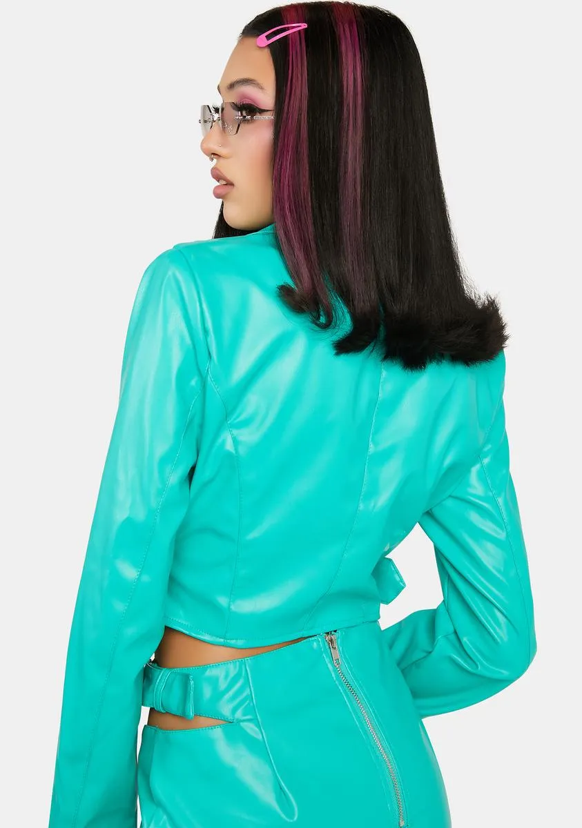 Jade The Devil's Reject Cropped Blazer sold by Dolls Kill product image thumbnail 4