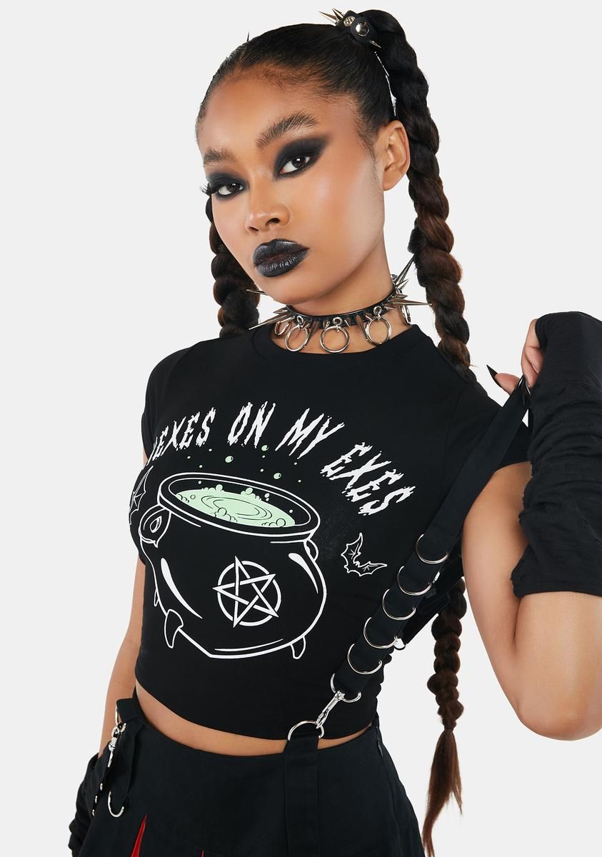 Ghost Of Girlfriends Past Baby Tee sold by Dolls Kill product image thumbnail 2