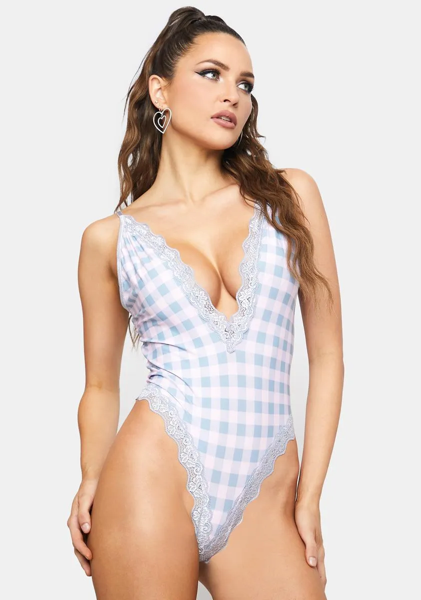 Barn Raising Gingham Teddy sold by Dolls Kill product image thumbnail 2