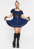 Plus Spell A Song Underbust Mini Dress sold by Dolls Kill