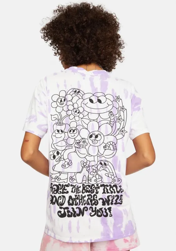Have The Best Time Tie Dye sold by Dolls Kill