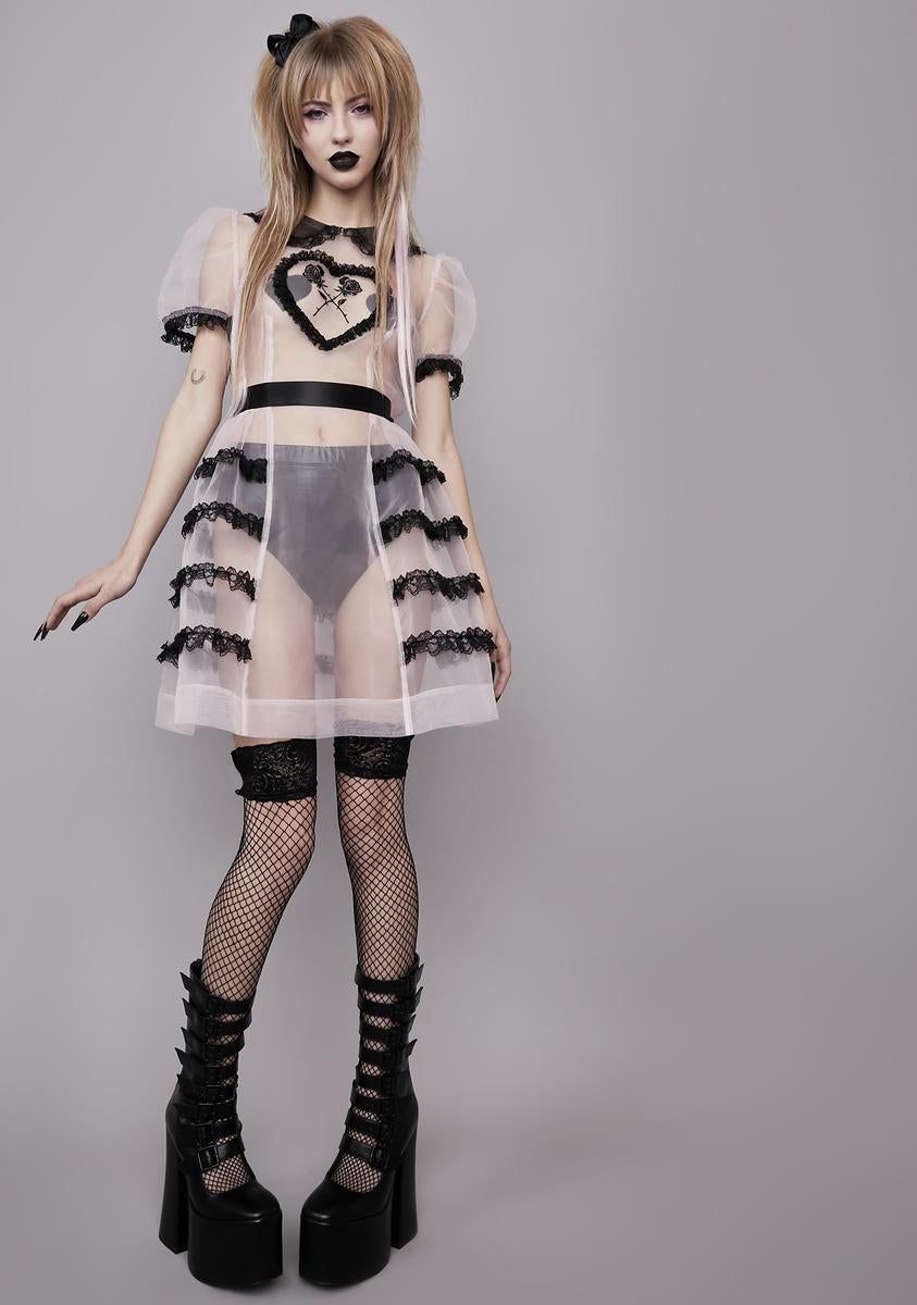 Sweet Moonlight Sonata Babydoll Dress sold by Dolls Kill product image thumbnail 3