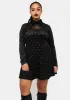 Plus Heart Goth Dark Night Vines Dress sold by Dolls Kill