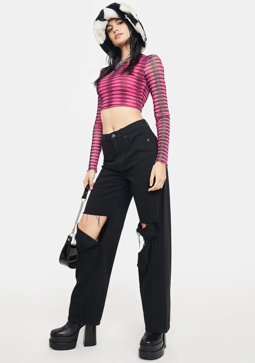 Heavy Distressed Dad Jeans sold by Dolls Kill product image thumbnail 2