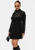 Plus Heart Goth Dark Night Vines Dress sold by Dolls Kill