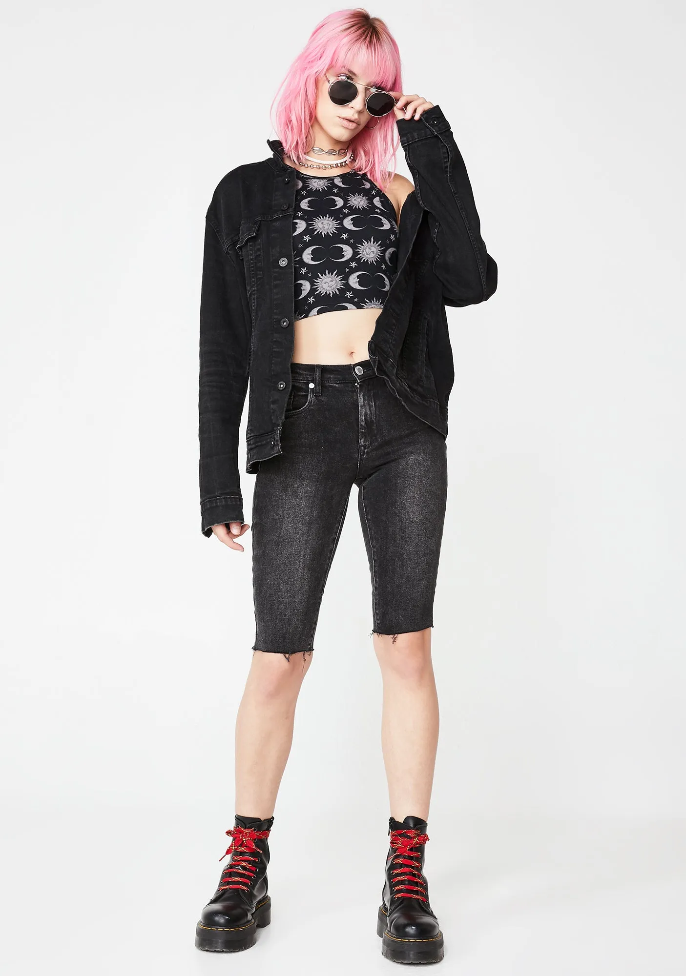 Moonlight Folly Crop Top sold by Dolls Kill product image thumbnail 3