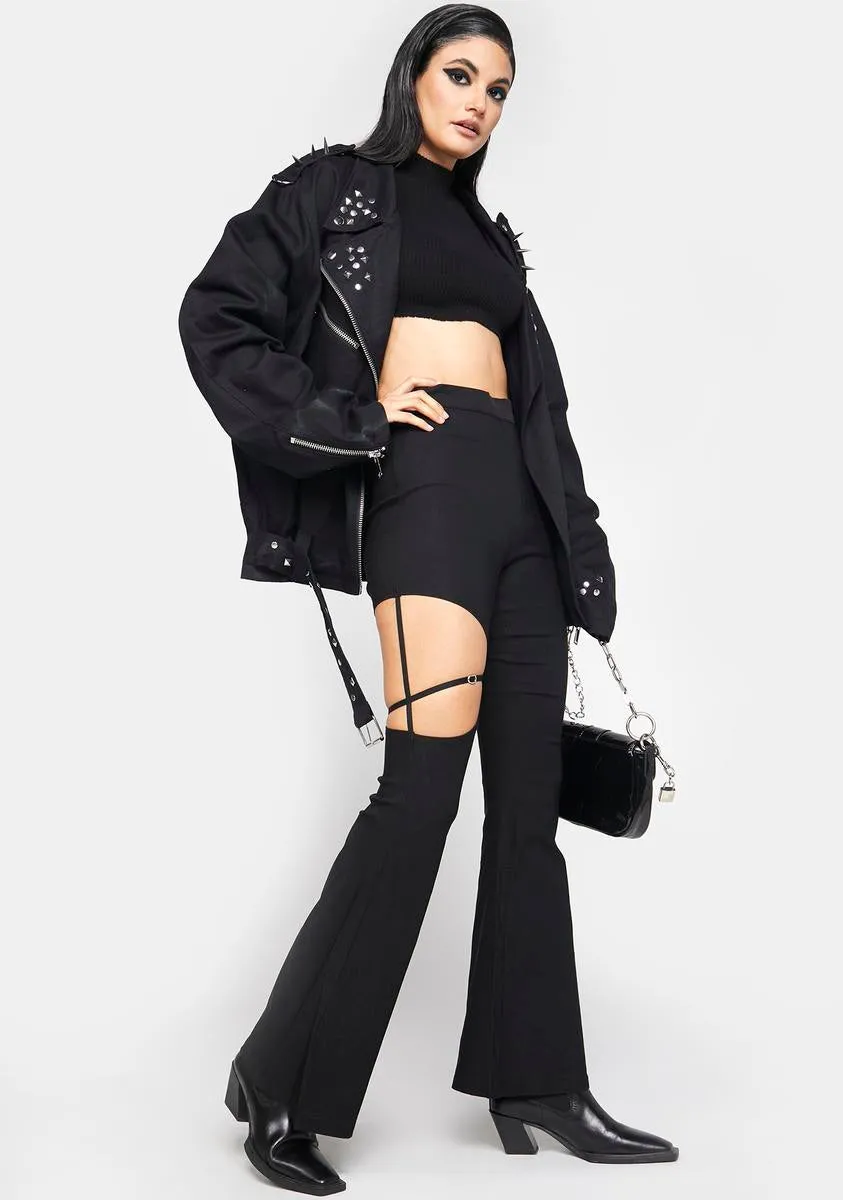 Cross The Line High Waist Pants sold by Dolls Kill product image thumbnail 2