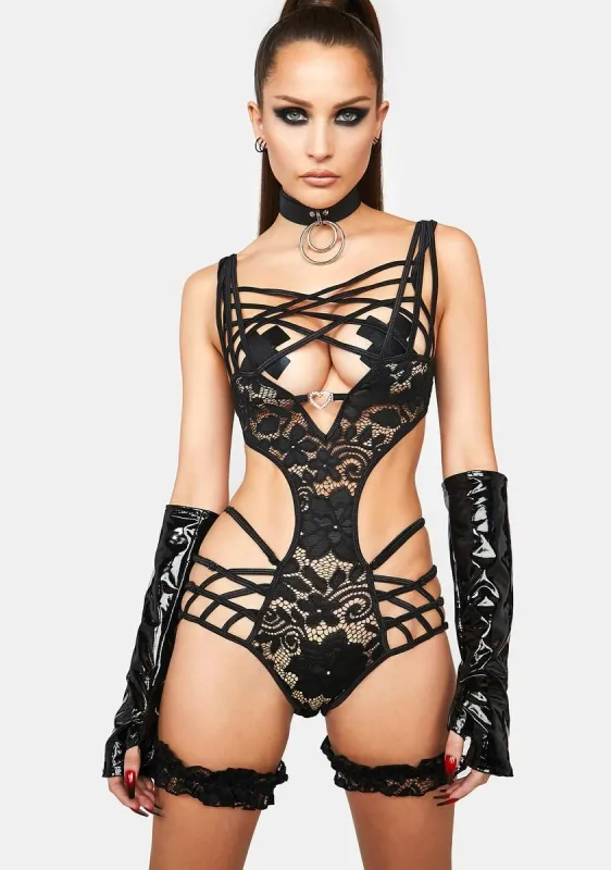 Miss Web Two Piece Set sold by Dolls Kill
