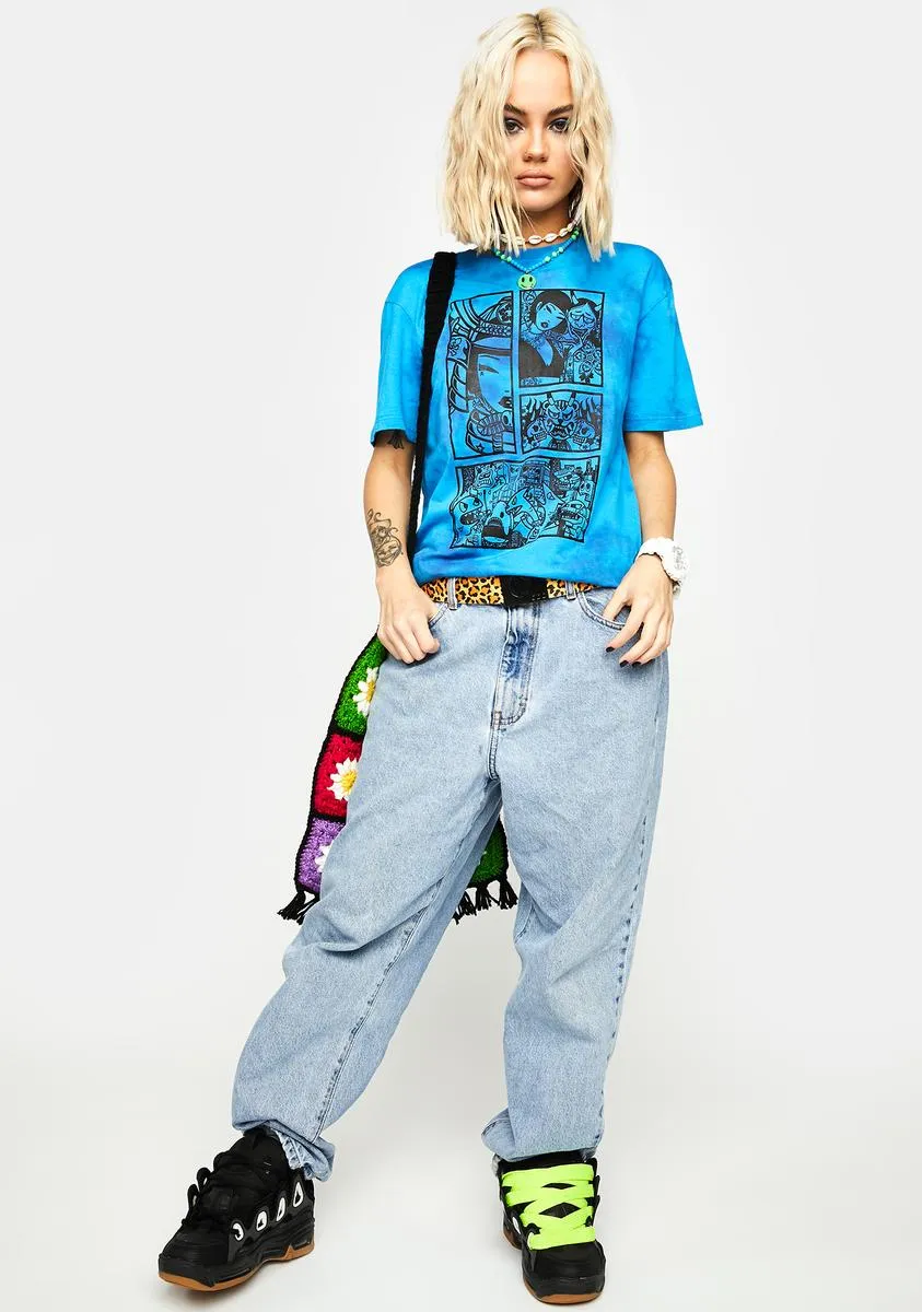 Swirly Tie Dye Tee sold by Dolls Kill product image thumbnail 3