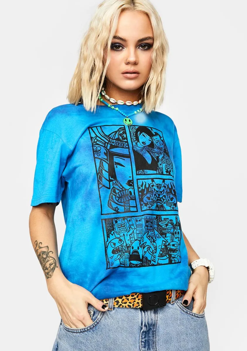 Swirly Tie Dye Tee sold by Dolls Kill product image thumbnail 2