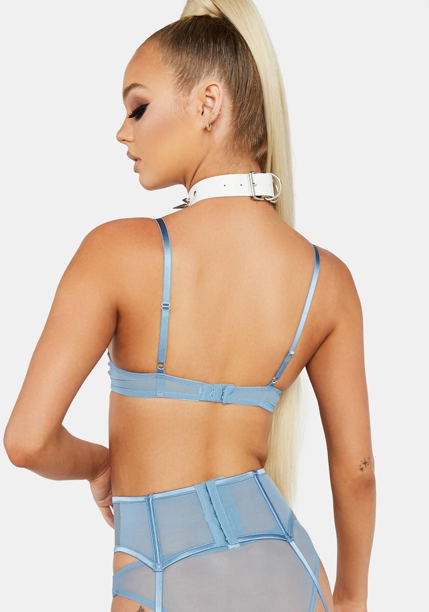 Olympia Diamante Satin Garter sold by Dolls Kill product image thumbnail 4