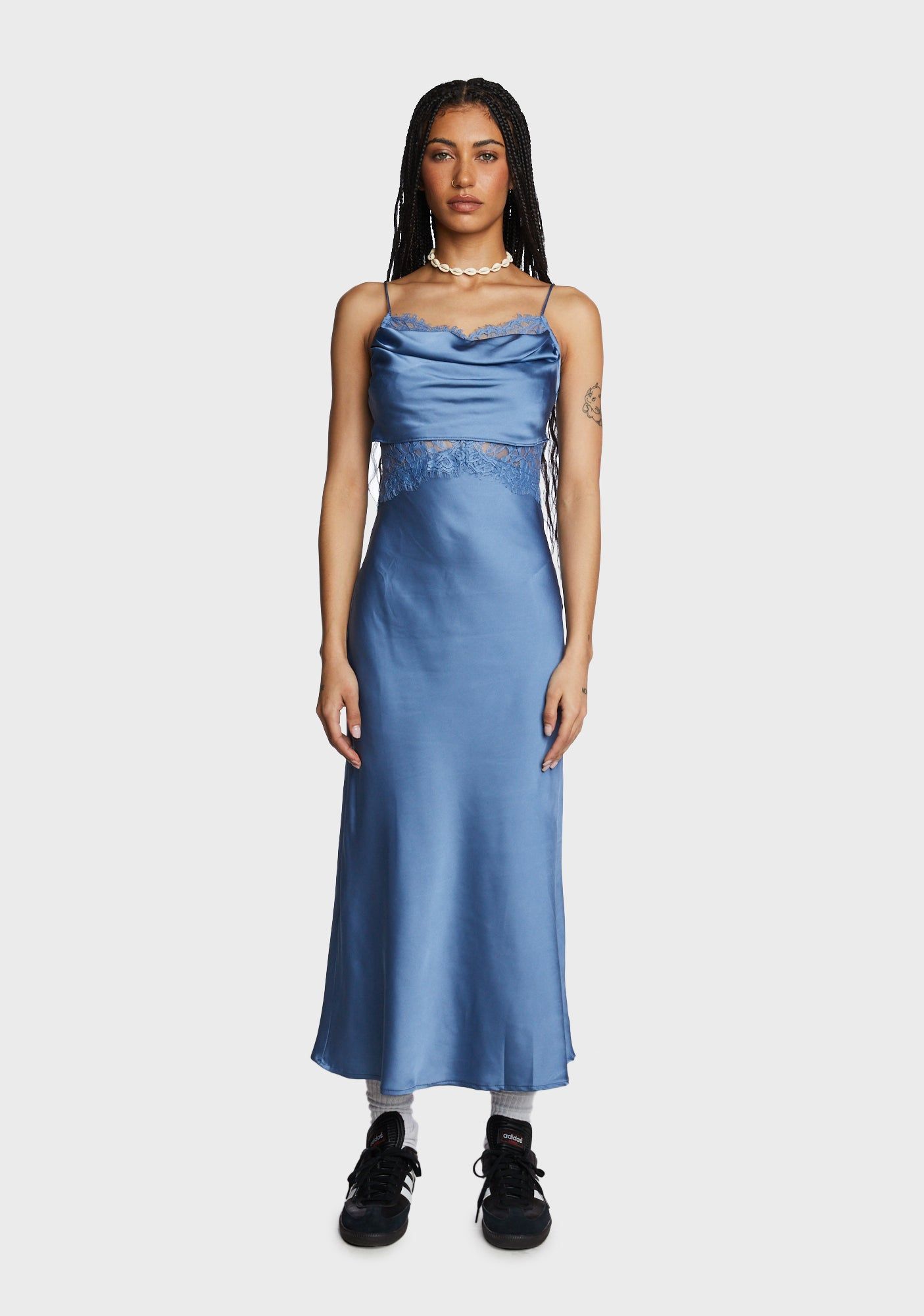 Special Place Midi Dress - Blue sold by Dolls Kill