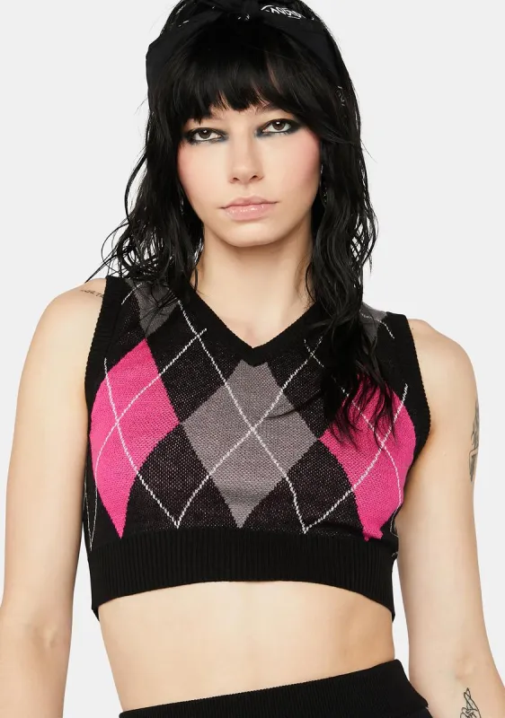 Backyard Betty Sweater Vest sold by Dolls Kill