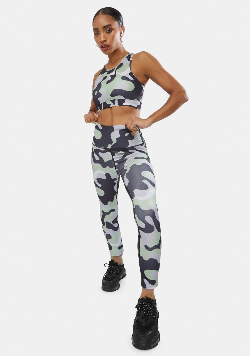 Dove Reporting 4 Duty Camo Leggings sold by Dolls Kill product image thumbnail 2