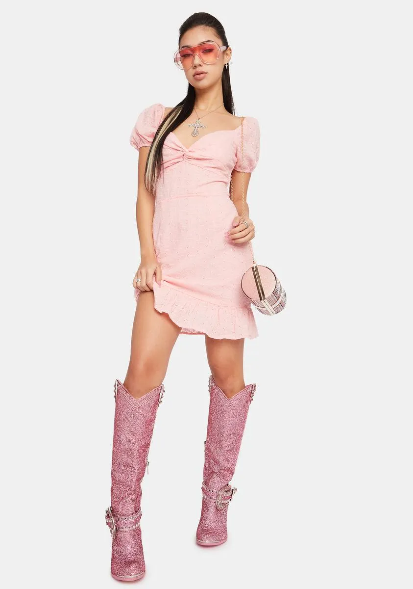 Bb Need A GF Now Ruffle Mini Dress sold by Dolls Kill product image thumbnail 3