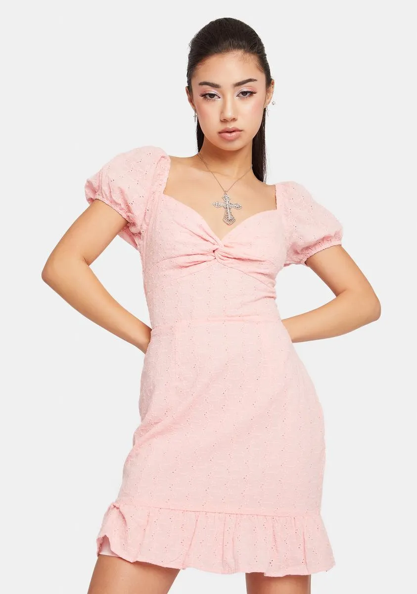 Bb Need A GF Now Ruffle Mini Dress sold by Dolls Kill