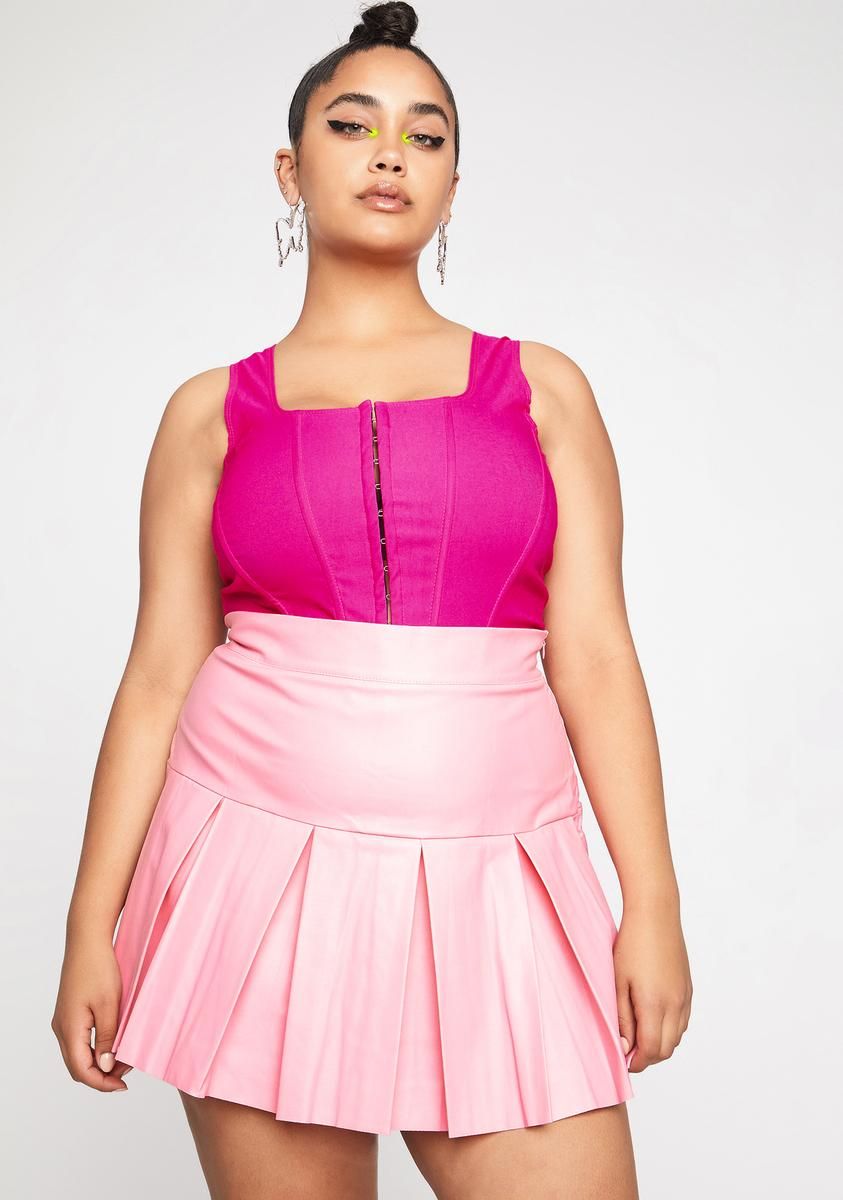 Bubblegum Wild Cheap Thrills Pleated Skirt sold by Dolls Kill product image thumbnail 2