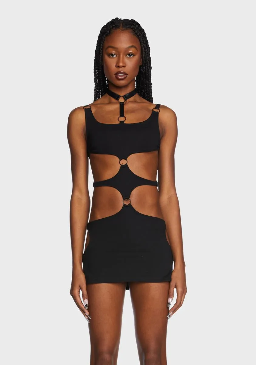 Out Of Body Cut-Out Mini Dress sold by Dolls Kill