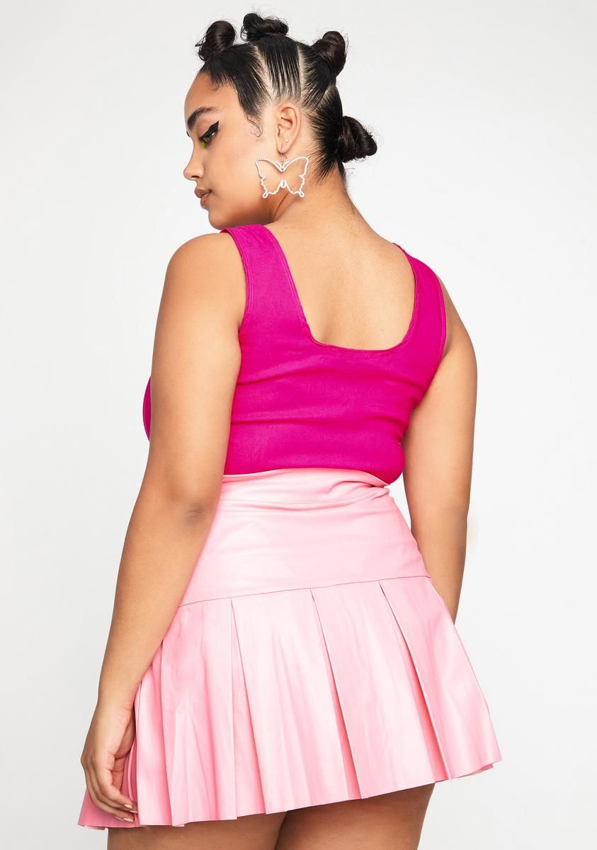 Bubblegum Wild Cheap Thrills Pleated Skirt sold by Dolls Kill product image thumbnail 4