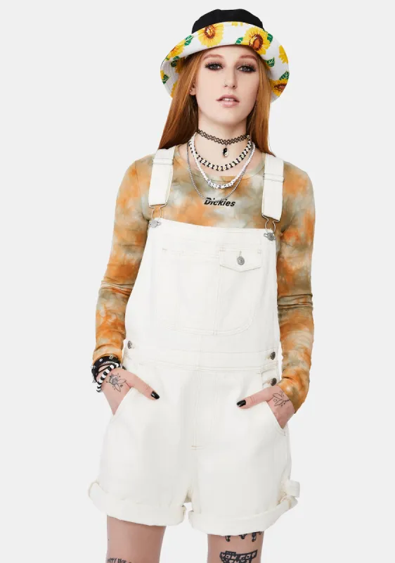 Vintage Utility Denim Shortalls sold by Dolls Kill