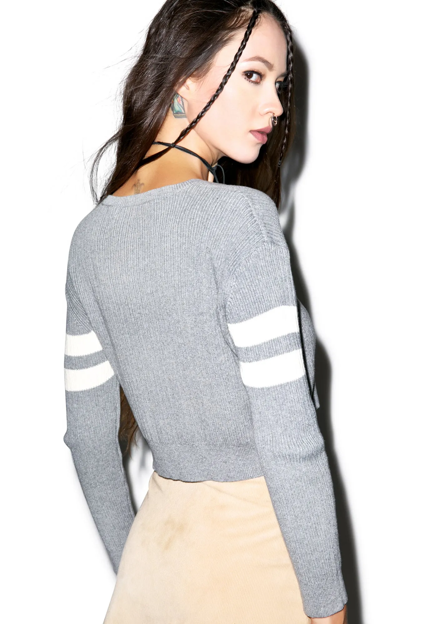I'm With The Captain Sweater sold by Dolls Kill product image thumbnail 2