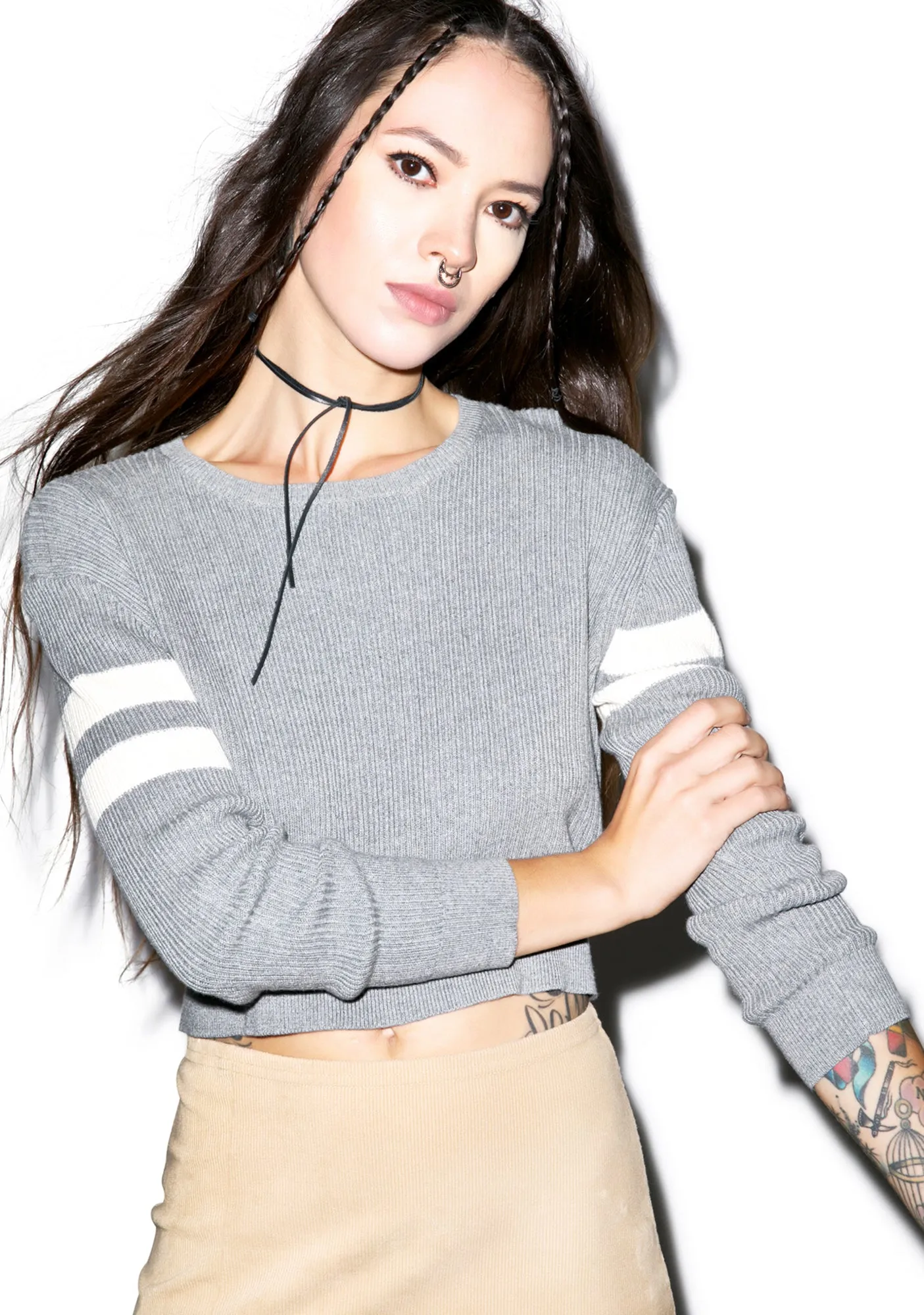I'm With The Captain Sweater sold by Dolls Kill product image thumbnail 5