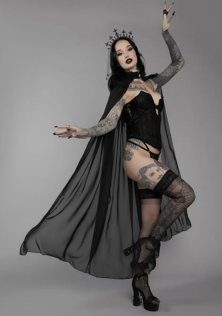 Invite Me In 3-Piece Lingerie Set sold by Dolls Kill product image thumbnail 3