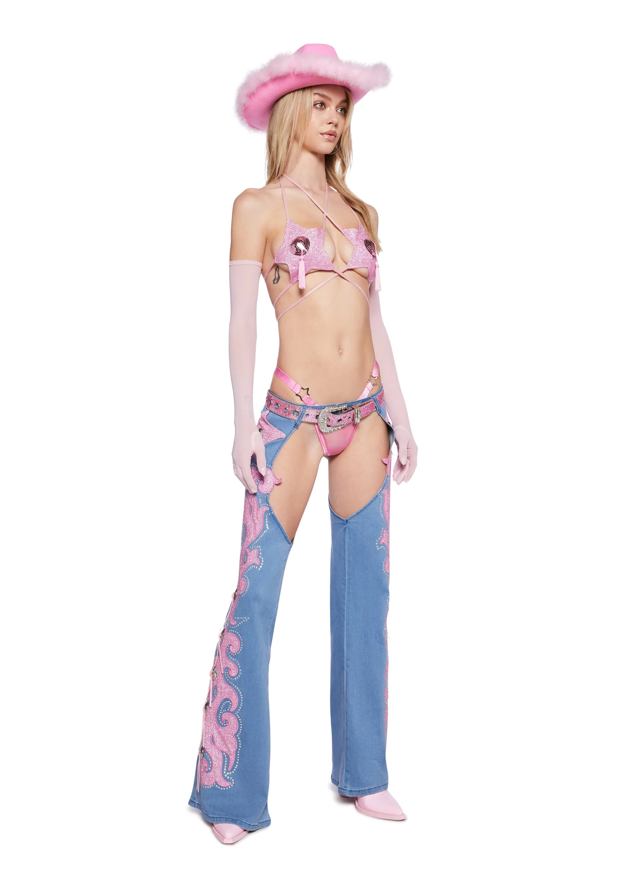 Cosmic Cowgirl Bikini Top sold by Dolls Kill product image thumbnail 2