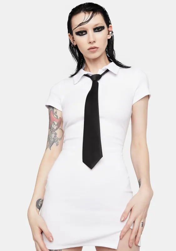 View To A Kiss Polo Shirt Dress sold by Dolls Kill