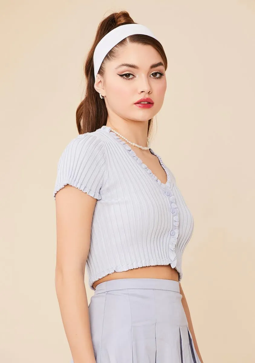 Call My Name Ribbed Button Up Tee sold by Dolls Kill product image thumbnail 2