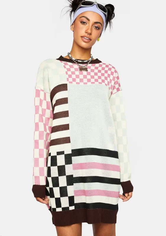 Knit Sweater Dress sold by Dolls Kill