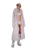 Astro Arctic Faux Fur Coat - Purple sold by Dolls Kill