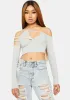 Heather Admired Secretly Cut Out Crop Top sold by Dolls Kill